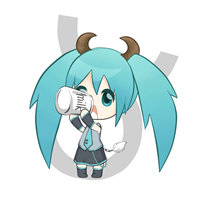 Q版可爱初音未来十二星座卡通QQ头像