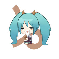 Q版可爱初音未来十二星座卡通QQ头像