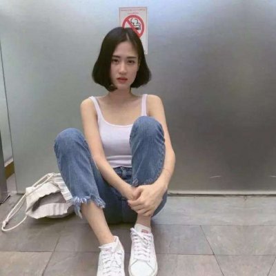 时尚潮流女生短发头像图片