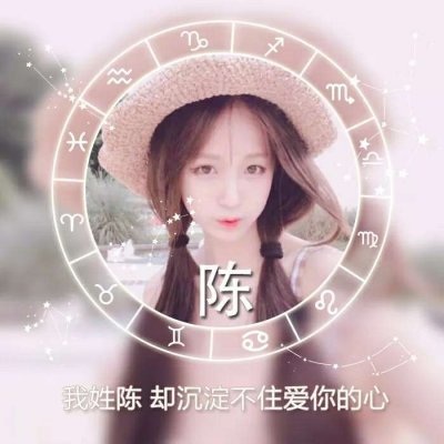 十二星座好看的女生姓氏头像