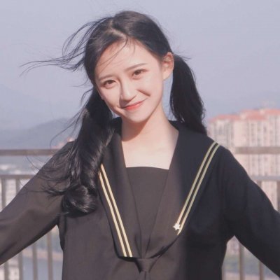 阳光少女可爱真人头像图片