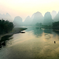 山水风景照片头像