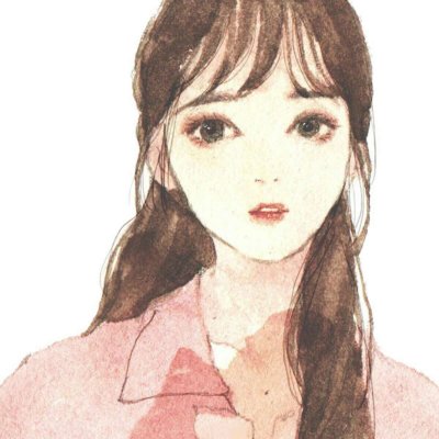 气质手绘插画女生高清头像