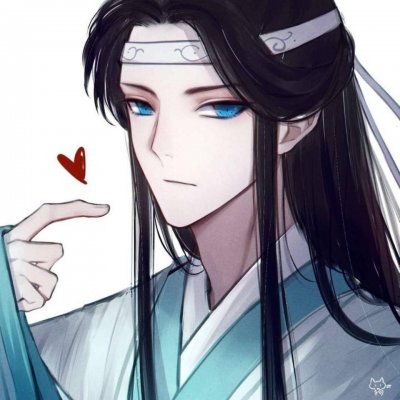 魔道祖师一左一右分开情侣头像