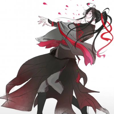 魔道祖师一左一右分开情侣头像