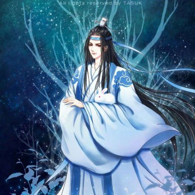 魔道祖师一左一右分开情侣头像