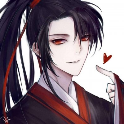 魔道祖师一左一右分开情侣头像