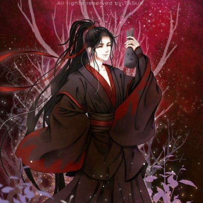 魔道祖师一左一右分开情侣头像