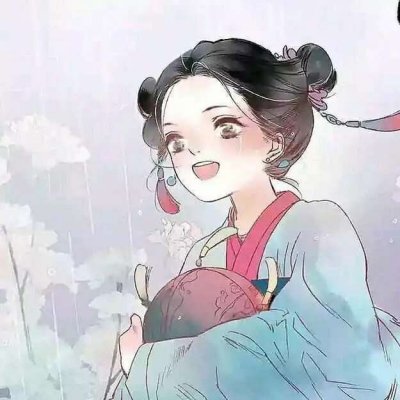 唯美手绘古风头像女生图片