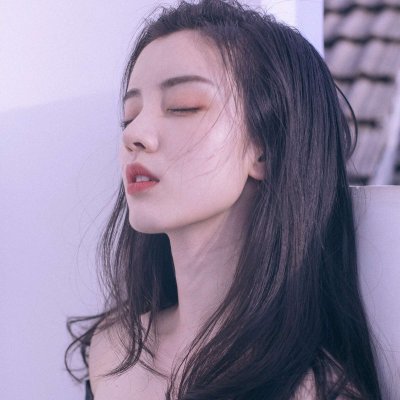 唯美清新好看的微信头像女