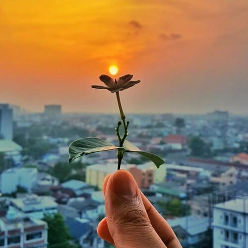 一个人旅行高清唯美微信头像图片